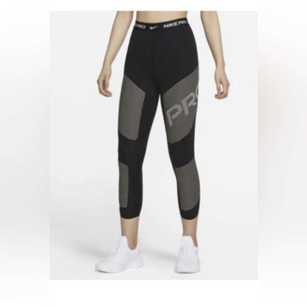 NIKE WOMEN'S DF Pro Luxe 7/8 Tights plus size  1X  Black